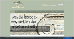 Desktop Screenshot of oldradnorbarn.com